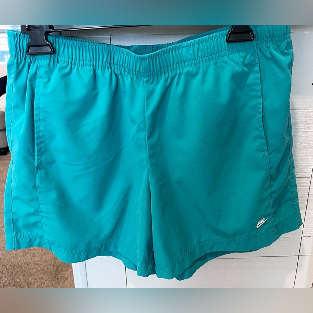 Womens nike shorts Green size medium. 1249